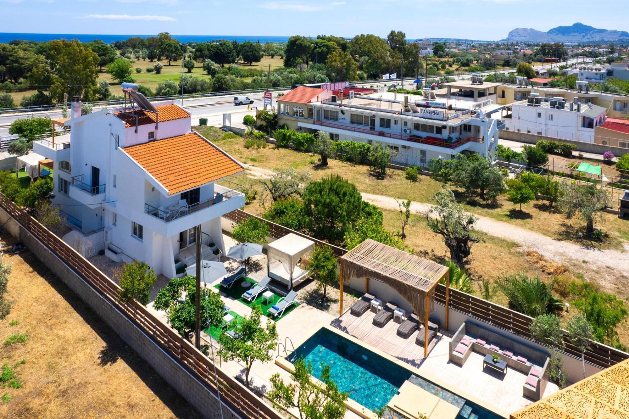Afantou Golf Luxury Villa Dış mekan fotoğraf