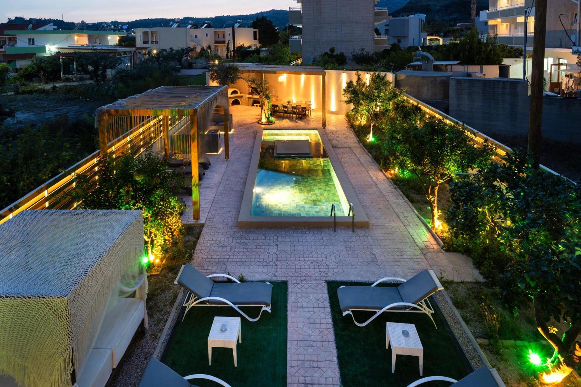Afantou Golf Luxury Villa Dış mekan fotoğraf